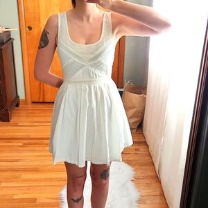 American Eagle Outfitters size 2 off-white dress